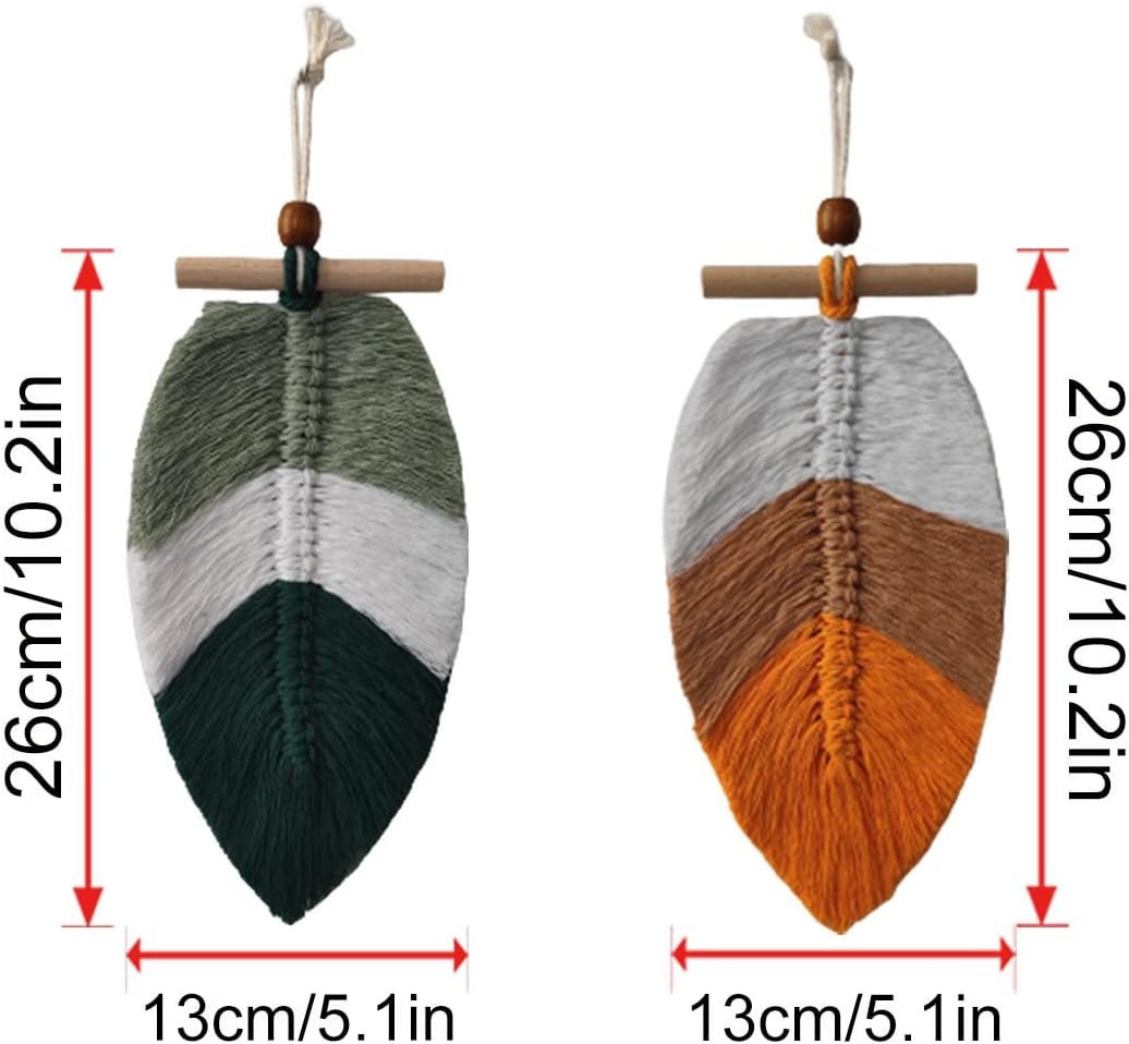 Leaf Wall Hanging Decor Set - Image 2