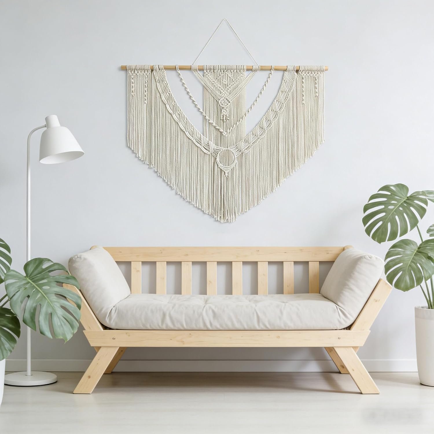 Geometric Woven Wall Hanging Decor