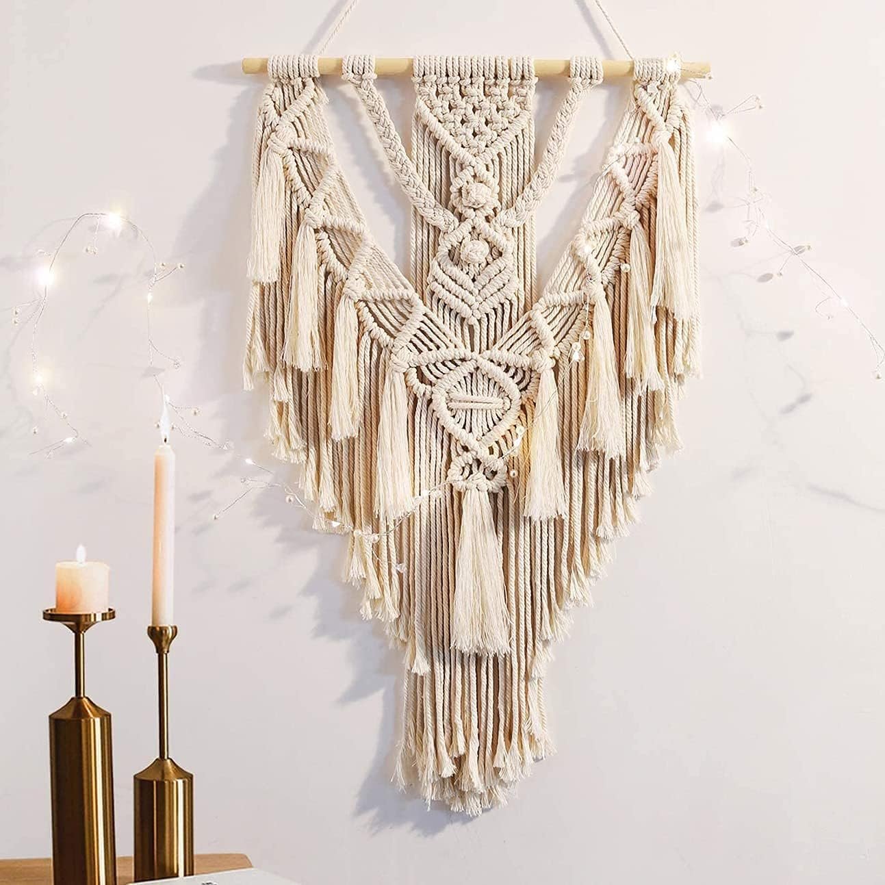 Geometric Tassel Wall Hanging Decor