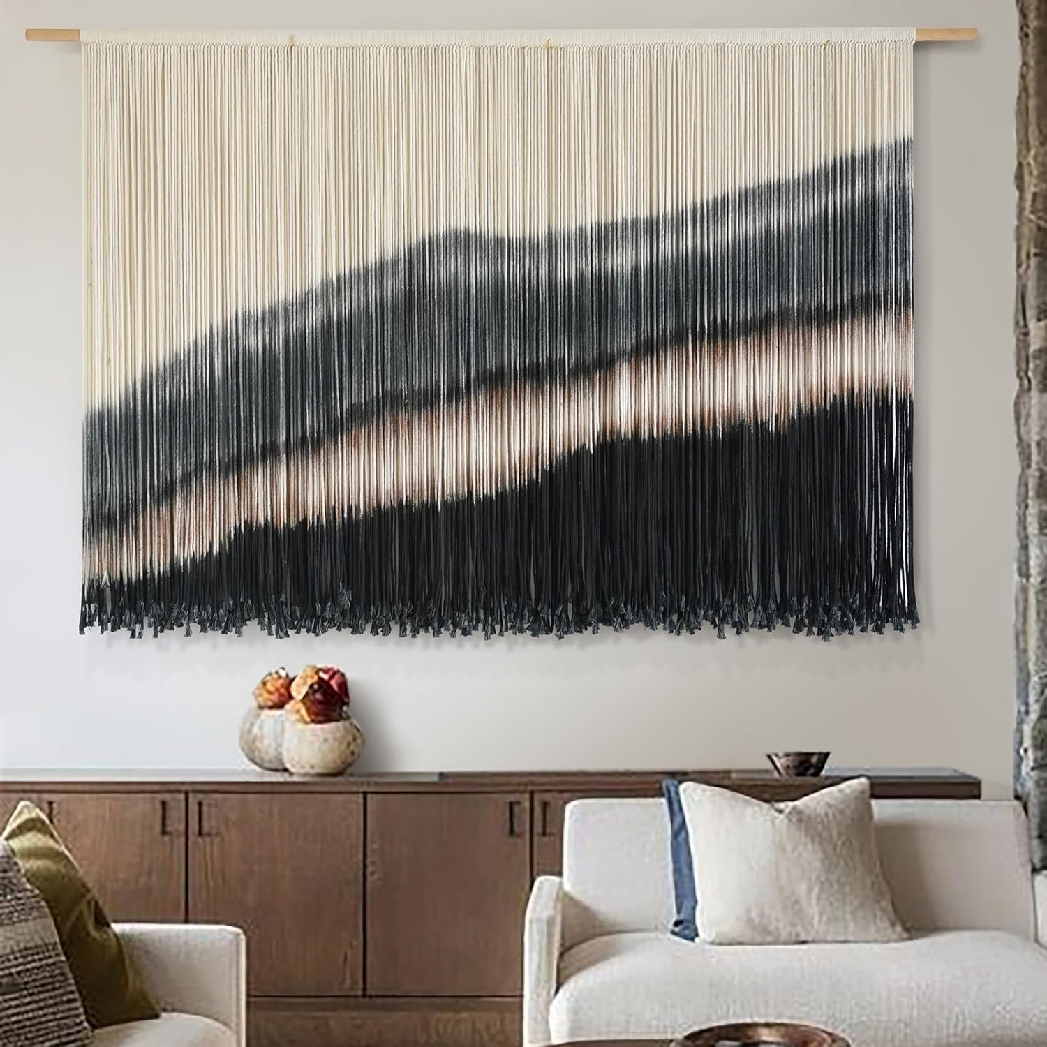 Large Gradient Wall Hanging Black - Image 2