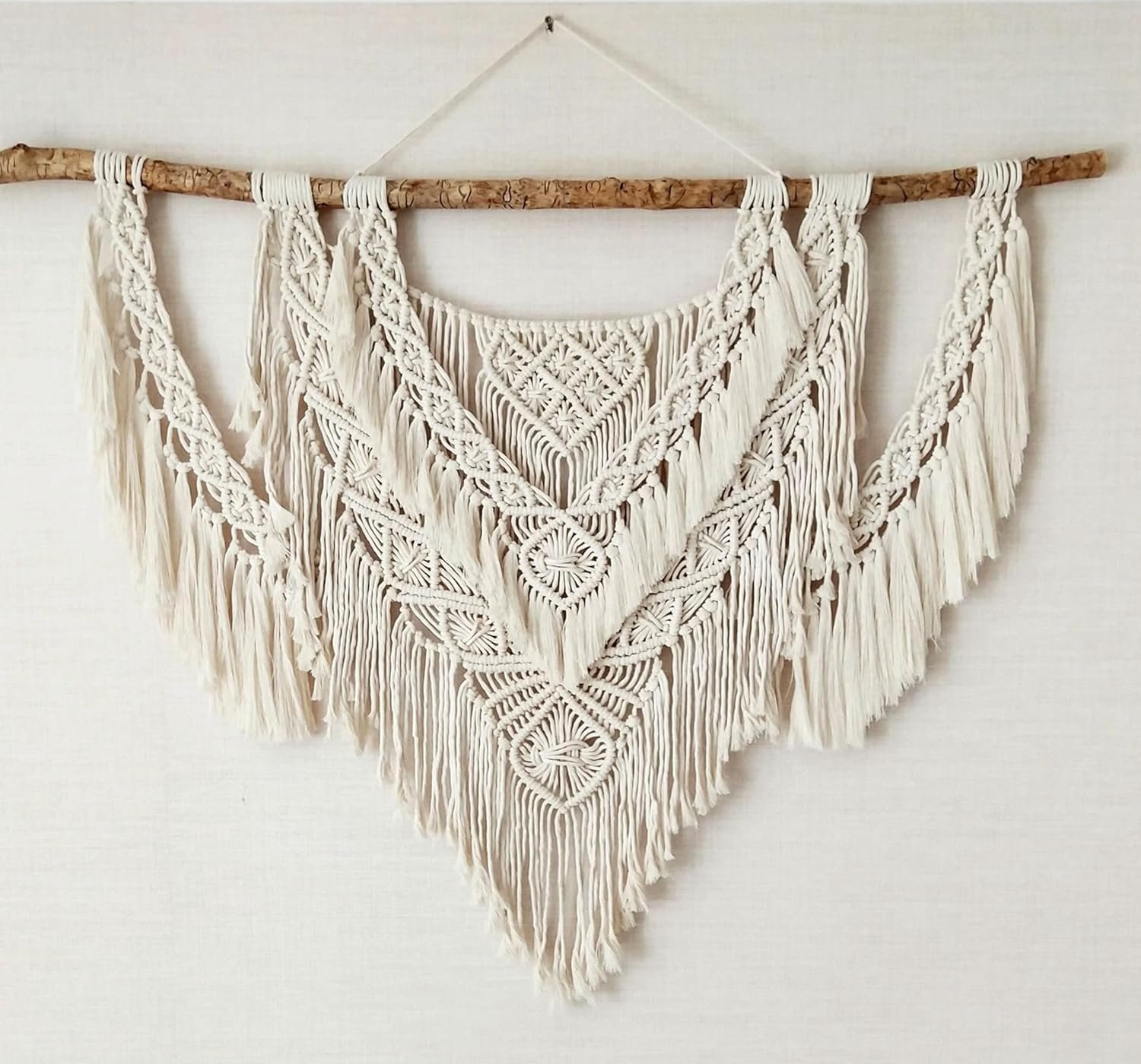 Driftwood Woven Wall Hanging Decor