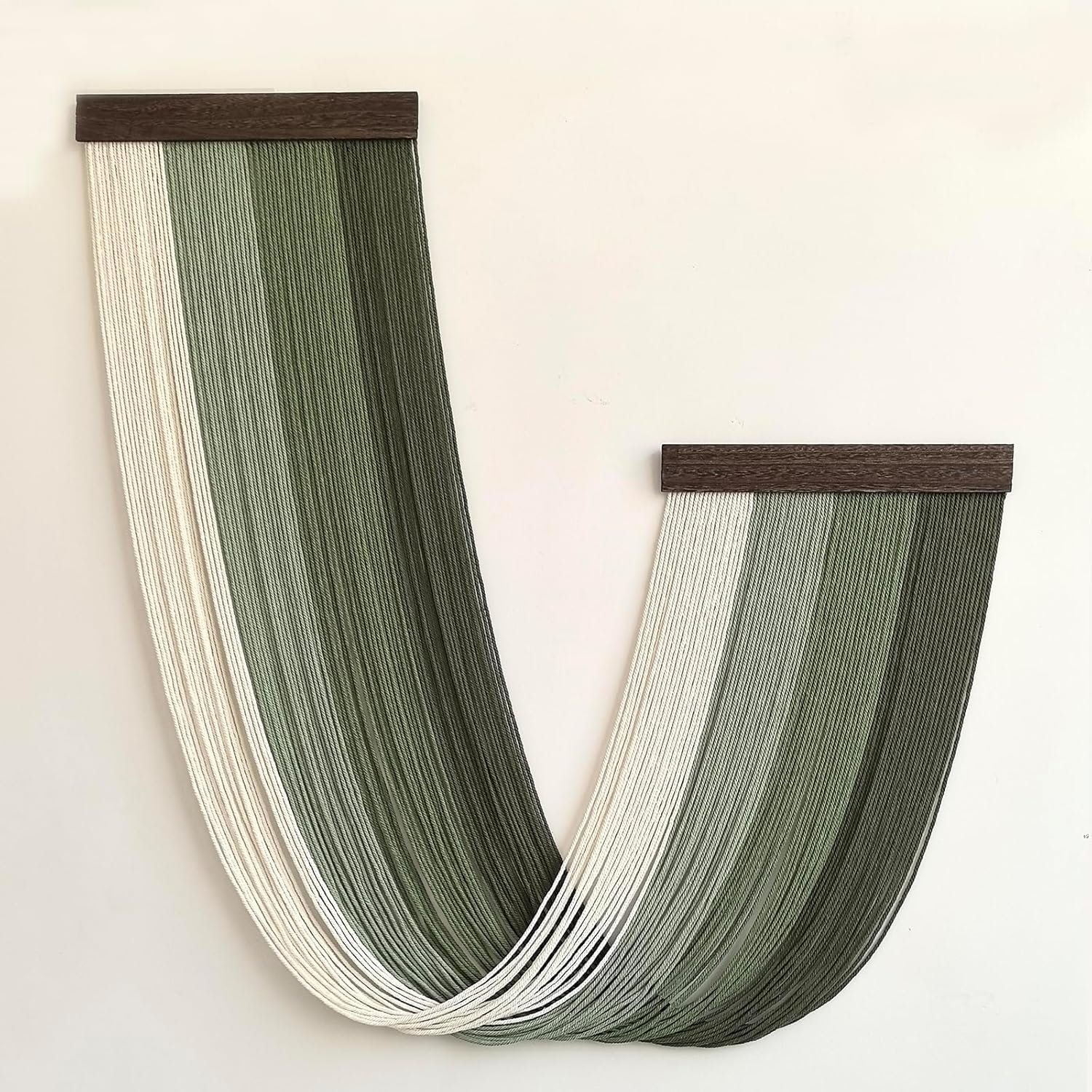 Gradient Color Woven Wall Hanging Green - Image 2