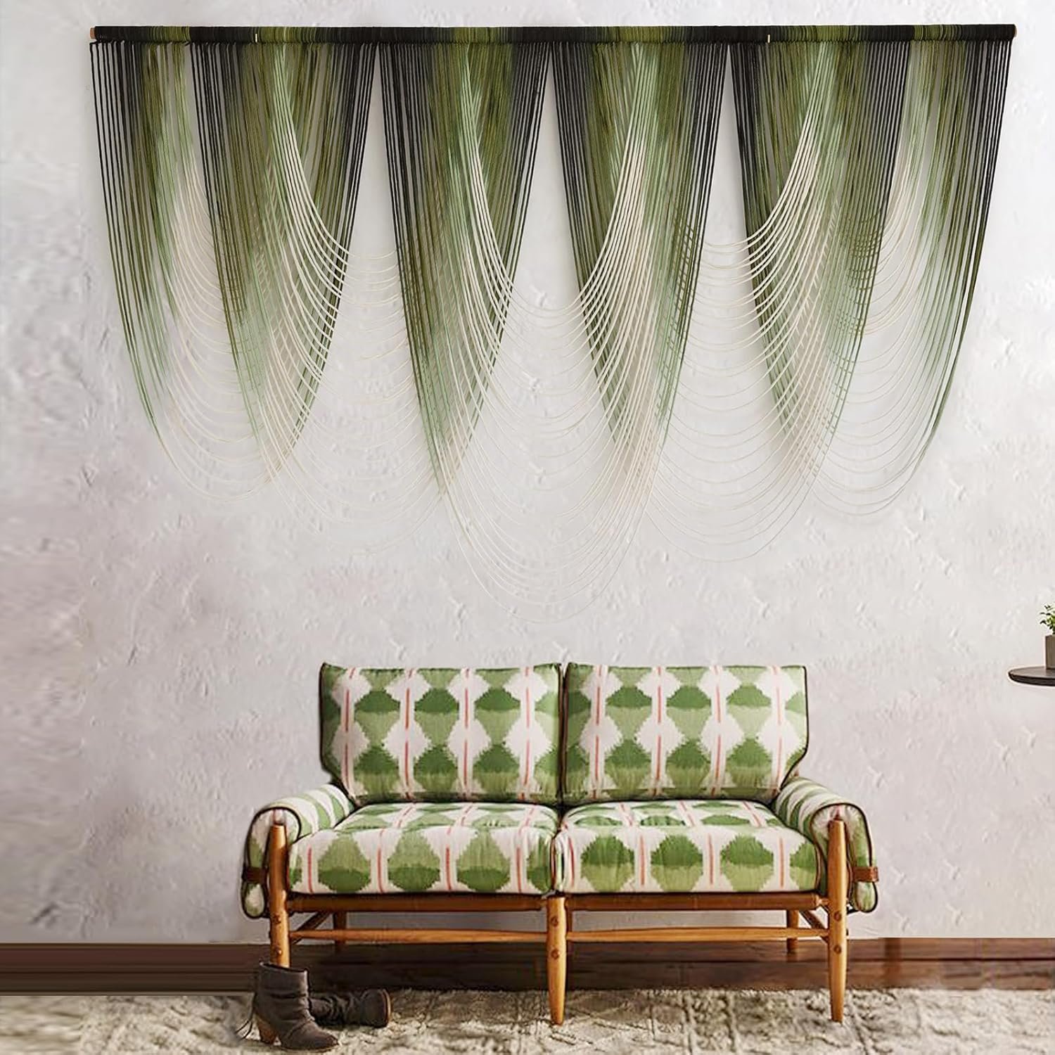Large Gradient Yarn Wall Hanging Decor - Image 2